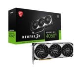 MSI nVidia GeForce RTX 4060Ti VENTUS 3X E8 G OC Video Card  2565 MHz Boost Clock, 8GB GDDR6
