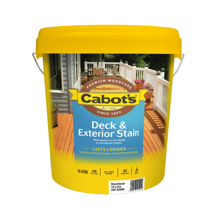 Cabot's 10L Autumn / Kwila Water Based Deck & Exterior Stain