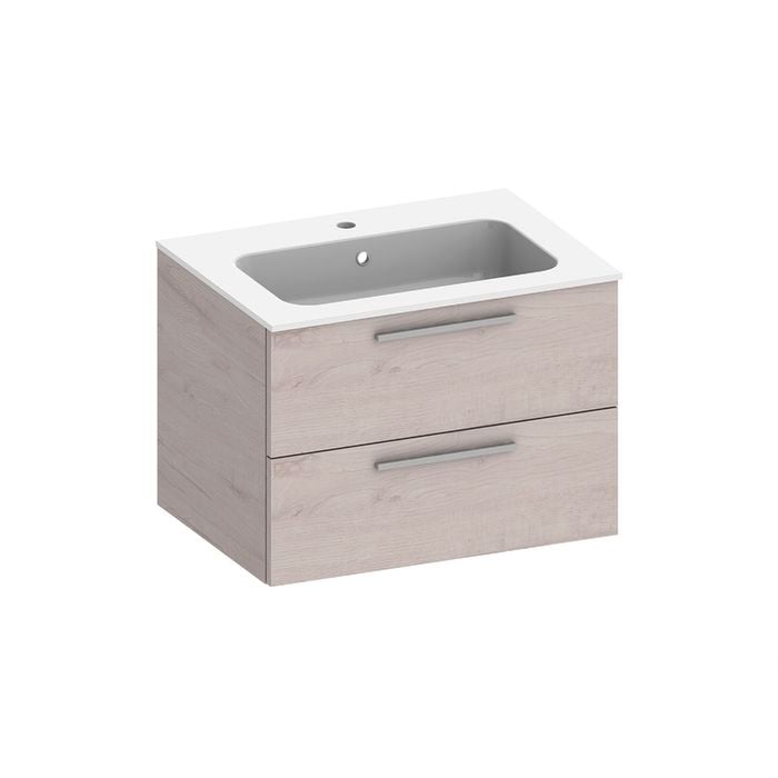 Azzurra 700mm Sherwood Chiaro Fiore Wall Hung Vanity