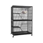 i.Pet Rabbit Cage 142cm Hutch 4 Level Bird Guinea Pig Ferret