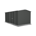 Absco Sheds 4.48 x 2.26 x 2.0m Monument Workshop Double Door Garden Shed