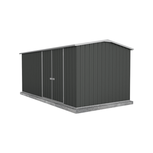Absco Sheds 4.48 x 2.26 x 2.0m Monument Workshop Double Door Garden Shed