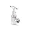 Brasshards 20 x 15mm Chrome Male And Female Lead Free T-Head Washing Machine Tap