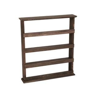 P&P 4-Tier Rustic Wood Spice Rack
