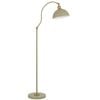Telbix Brevik Modern Standing Floor Lamp Light Metal Green Satin