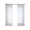 Windoware 500 x 213cm White Coco Sheer Rod Pocket Curtain - 1 Pack