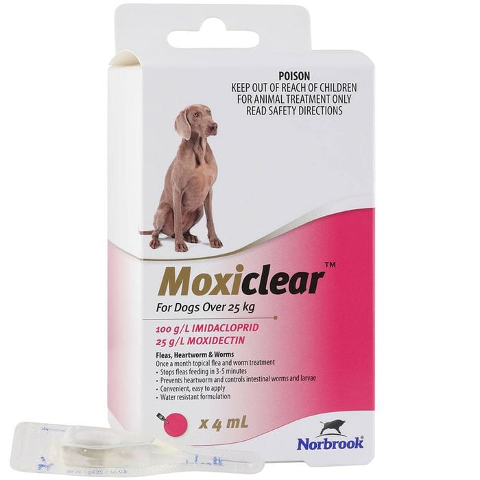 Moxiclear For Dogs Over 25kg 3 Pack