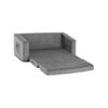 Keezi 2 Seater Kids Sofa Flip Open Grey