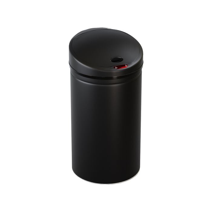 Living Elements 40L Black Matte Round Kitchen Sensor Bin