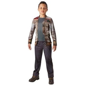 Star Wars Finn Deluxe Halloween Costume for Kids Mock Leather Jacket and Pants, 12-13-YRS