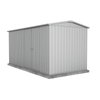 Absco Sheds 4.48 x 2.26 x 2.30m Zincalume Double Door Highlander Garden Shed