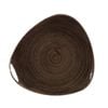 Churchill Stonecast Patina Triangular Plates Black 229mm Ceramic Dinnerware