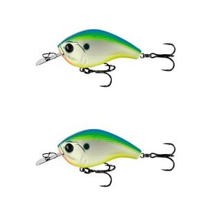 2x 13 Fishing 60mm Jabber Jaw Crankbait Fishing Lures - Citrus Shad