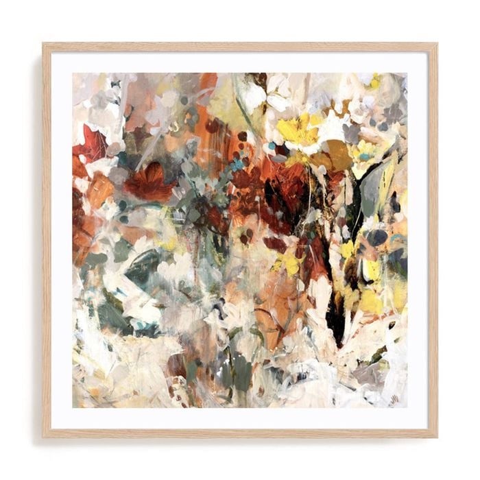 Artey | Peeking Through - Framed Print - Natural Frame - 100 x 100cm