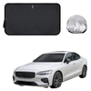 Front Windscreen Sun Shade for Volvo S60 2010 - 2018 (Manual) - Standard 150 x 85 cm - Black