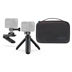 GoPro Travel Kit 2 - Shorty + Magnetic Swivel Clip + Camera Case