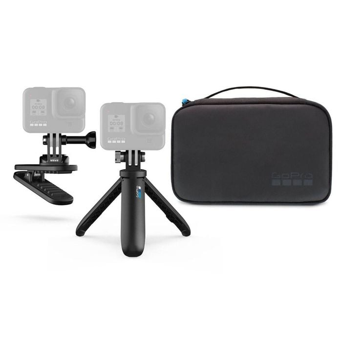 GoPro Travel Kit 2 - Shorty + Magnetic Swivel Clip + Camera Case