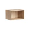 Kaboodle 800-899mm Almond Oak Customisable Deep Slimline Open Shelf