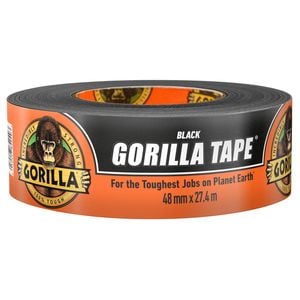 Gorilla 48mm x 27m Black Cloth Tape