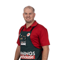Bunnings team member in apron