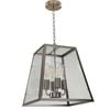 Creswick Chrome 4 Light Industraial Lantern Pendant