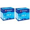 20pc Verbatim CD-R 700MB 52x Speed Blank Disc Media/Data Storage w/Jewel Case