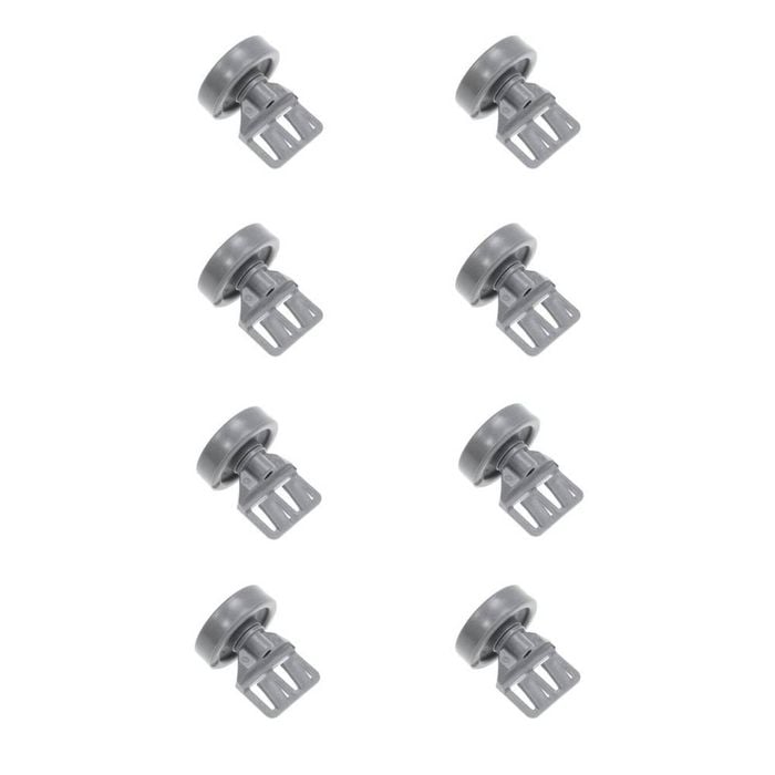 X8 Genuine Dishwasher Lower Basket Wheels Assembly (rollers) 700391set, Suits Asko