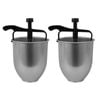 Avanti Brushed Aluminium Doughnut & Batter Dispenser | 2 Pack