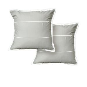 Jason Pair of Calista Hazel European Pillowcases 65 x 65cm