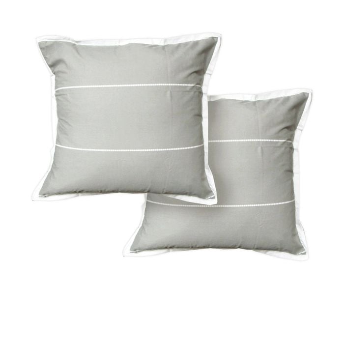 Jason Pair of Calista Hazel European Pillowcases 65 x 65cm