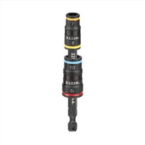 Klein 4-in-1 Impact Rated Flip Socket Set Metric