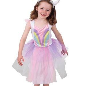 Pretty Pastel Rainbow Toddler Girls Unicorn Tutu Costume - Toddler
