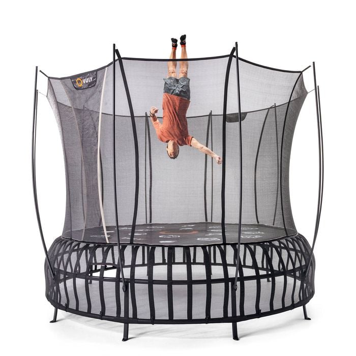 VULY Thunder 2 Pro Medium 12ft Springless Trampoline with Enclosure ...