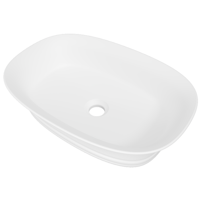 New England Joinery 560mm White Matt Bonnie Basin