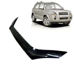 Black Tinted Bonnet Protector For Hyundai Tucson 2005-2009