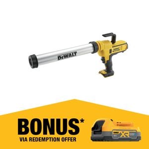 DeWALT 18V XR Cordless 600ml Caulking Gun - Bare Unit
