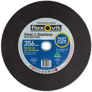 Flexovit 356 x 25.4mm A365B LSP 1935625 Metal Cut Off Wheel