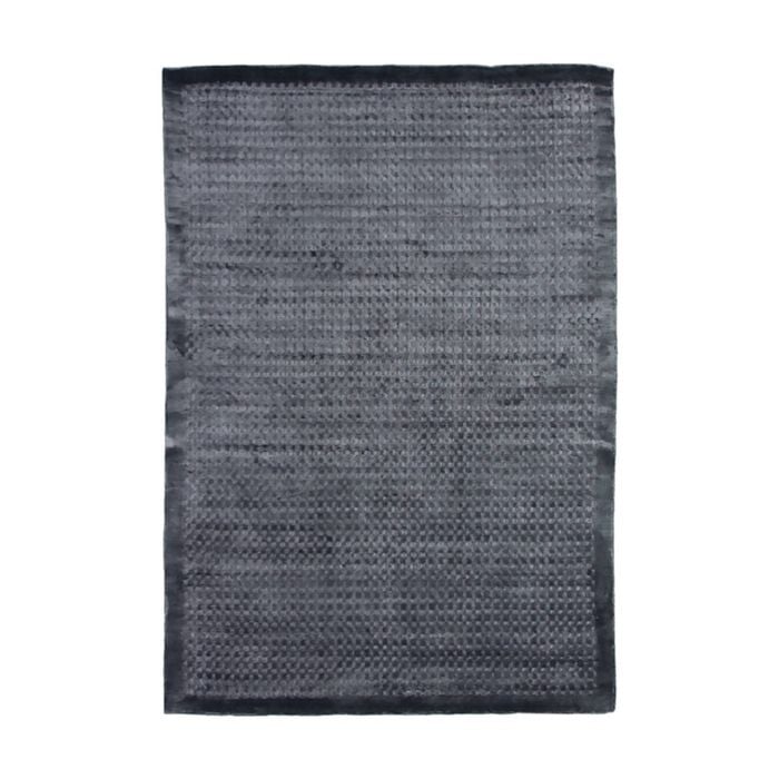 Colorscope luxe spotted contemporary indoor rug pure viscose storm 160x230cm