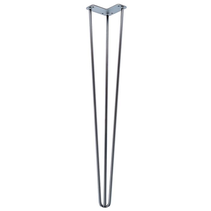 Taskmaster 710 x 10mm Black Nickel Steel Hairpin 3 Leg - 710 x 10mm Black Nickel