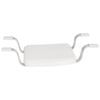 evekare 340 x 420mm White Deluxe Suspended Bath Seat