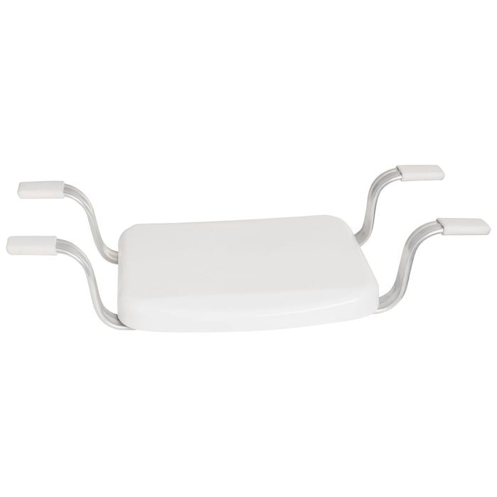 evekare 340 x 420mm White Deluxe Suspended Bath Seat