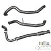 Ignite Exhausts Turbo Back For Nissan Gu Patrol 4.2l Coil Spring Ute 3" Dump Pipe & Pipe Only Raw Aluminised Steel