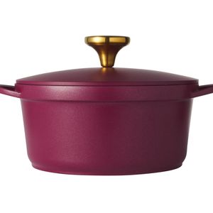 Maxwell & Williams Cast Lite Non Stick Casserole Pan 20cm 2.4l Cherry