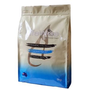 Lifewise Adult Large Dry Dog Food Ocean Fish W/ Lamb & Vegetables 9kg