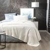Renee Taylor Lexico Queen/King Waffle Blanket 480GSM Cotton Home Bedding WHT
