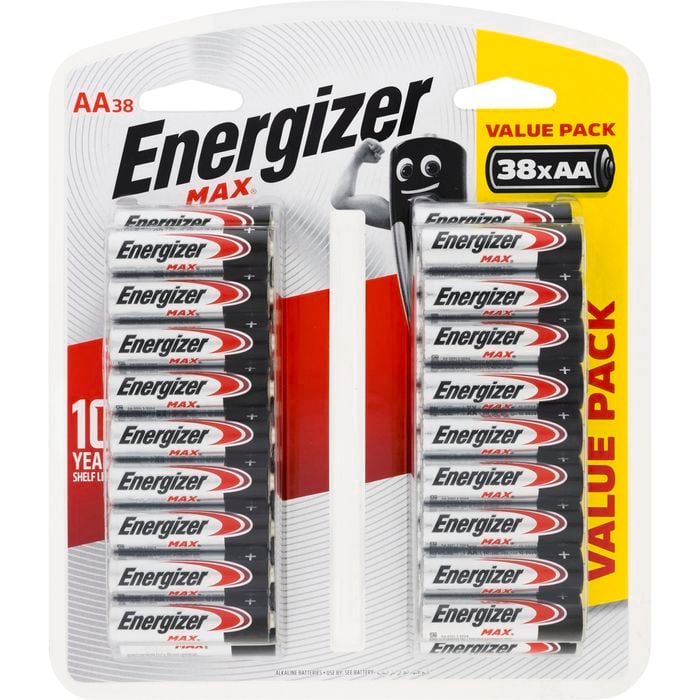 Energizer Max AA Batteries - 38 Pack