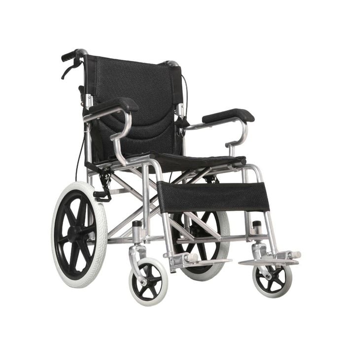 MediPro 16" Foldable Wheelchair Manual Folding Wheel Chair Portable Lightweight