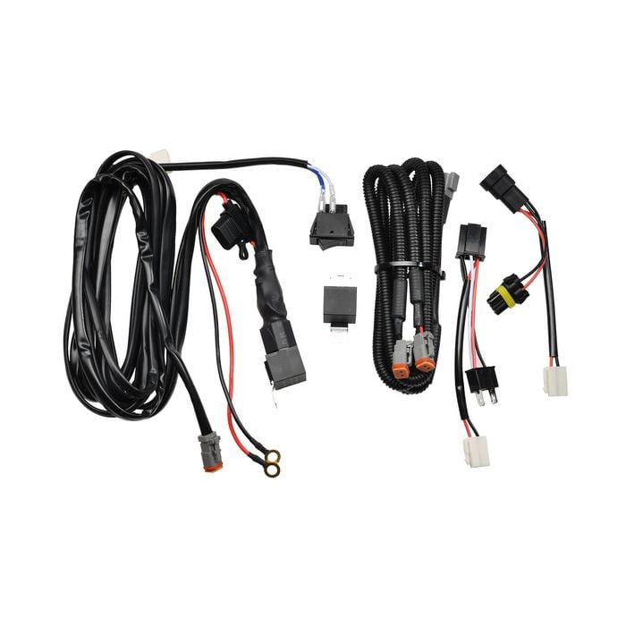 KT 12/24V 2 Pin Trail Core Driving Light and Light Bar Harness KT97298