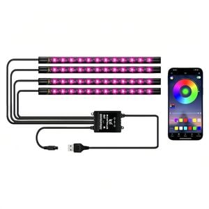 Catzon 4in1 Car Interior Led Strip Light Ambient Lighting For Jeep Suv Truck
