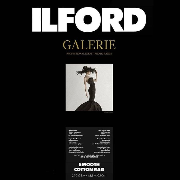 Ilford Galerie Smooth Cotton Rag 310gsm 6x4 50 Sheets